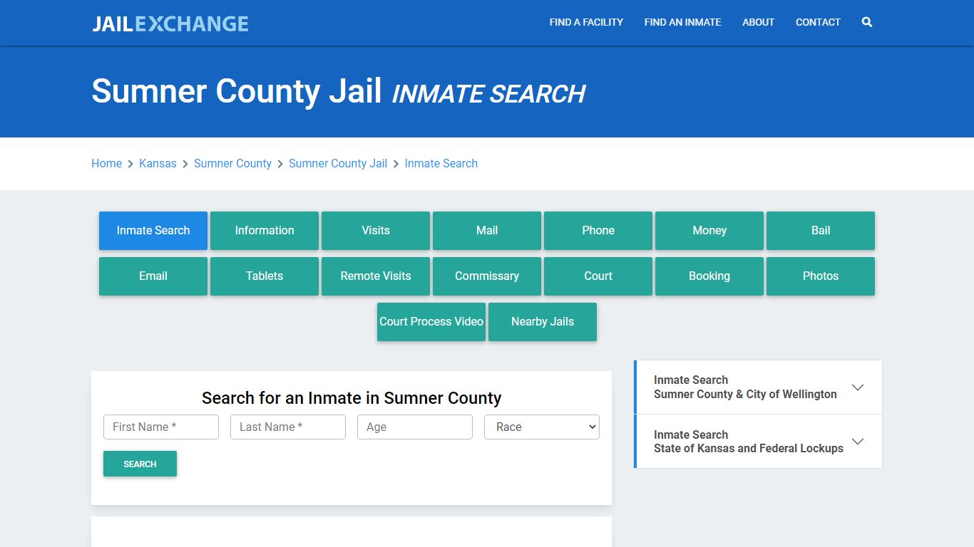 Sumner County Jail, KS Inmate Search: Roster & Mugshots